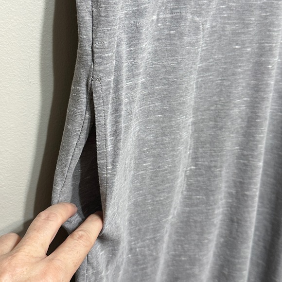 Pact Organic Cotton T-Shirt Dress Womens M Heather Gray Casual Everyday Active - Picture 4 of 12